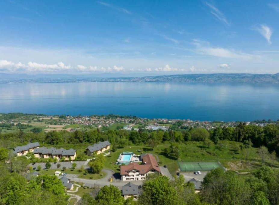 Le Garden - Ski - Vue Lac - Piscine - Parking - Evian - Thonon - Lugrin Exterior foto