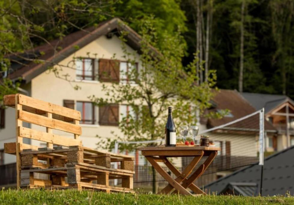 Le Garden - Ski - Vue Lac - Piscine - Parking - Evian - Thonon - Lugrin Exterior foto